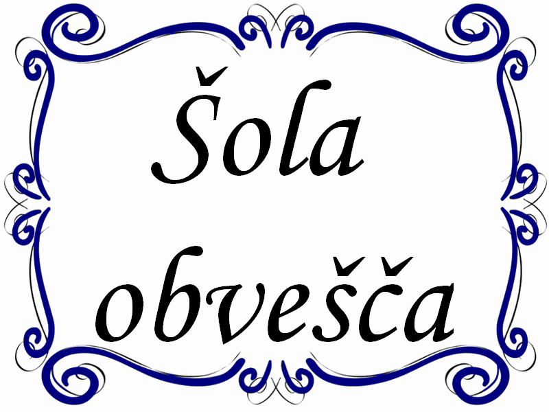 Obvestilo o uporabi šolske telovadnice