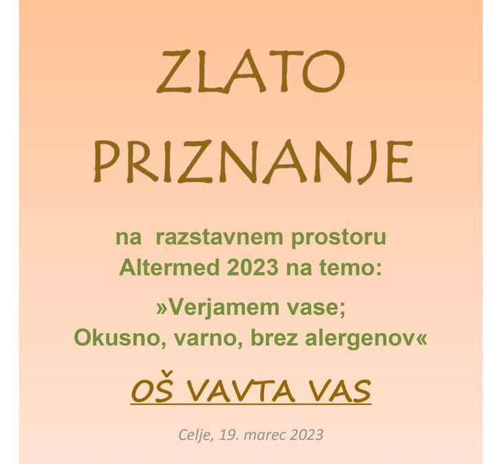 Zlato priznanje Altermed